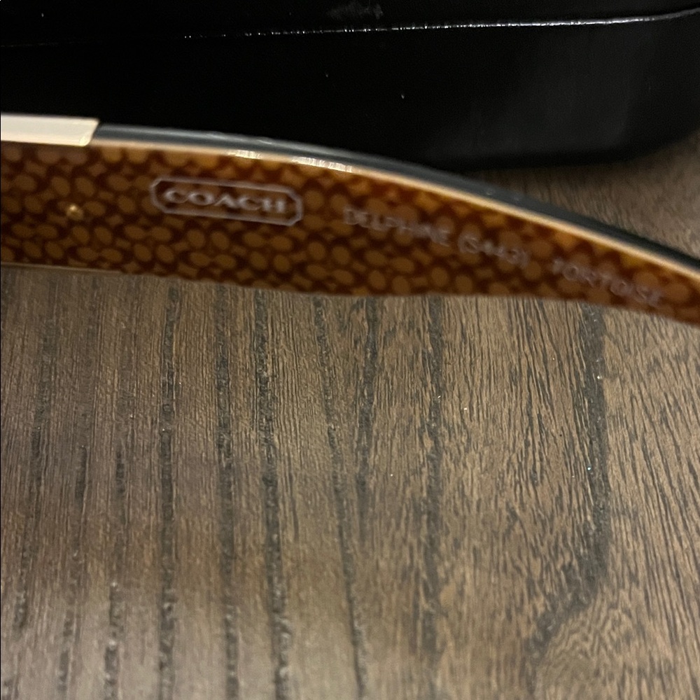 Coach Delphine S443 Tortoise Sunglasses with Case - Picture 4 of 7